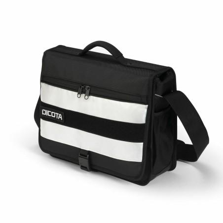 Dicota Messenger REFLECTIVE Black - Stylish & Functional Laptop Bag for Everyday Use | P20471-16